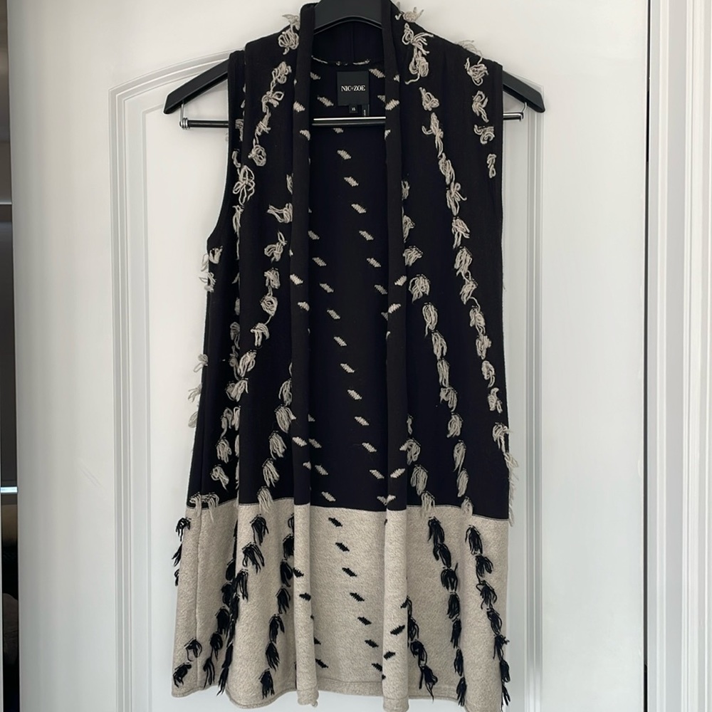 NIC + ZOE Sleeveless Cardigan Size XS
